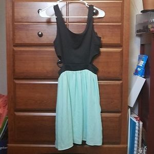 Mint Cutout Dress